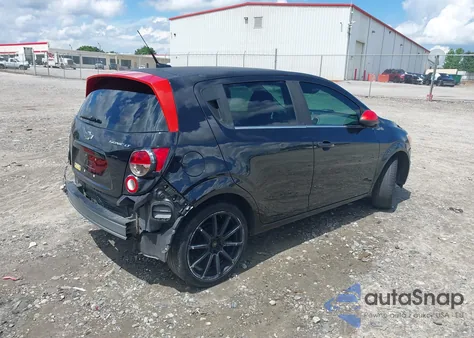 2013 Chevrolet Sonic Lt Auto из США, поврежденный, VIN 1G1JC6SH2D4237422